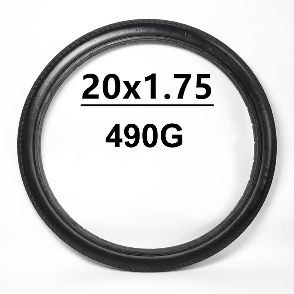 1 шт. Велосипедная сплошная шина 20x1.75 Полиуретановая безкамерная наружная шина для 20-дюймовых колес Колесная шина для тележки инвалидной коляски Запасная часть