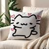 Cute Strawberry Cat cushion cover For Pillow Printing Sofa Decoration Home Car Room Coffee Shop Office Nordic Simplicity