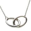 Used TIFFANY&Co. Necklace Double Loop Silver925 2.9g Silver El Saperetti