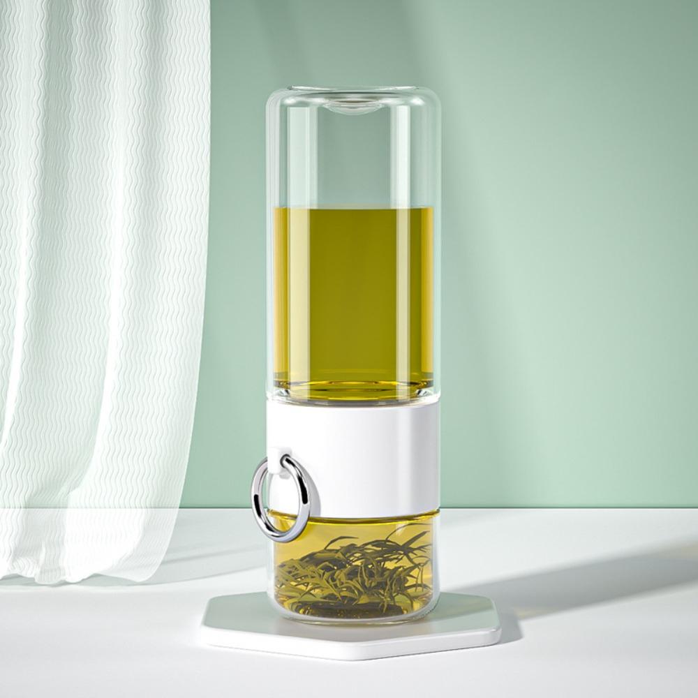 400ML Tea Water Cup with Tea Filter Infuser Tumbler Lightweight Tea Water Bottle  Hiking Camping