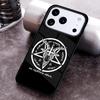 Satanic Pentagram Baphomet Phone Case For iPhone 17,16e,15,14,13,12,11,Mini,Pro,MAX soft Silicone Cover