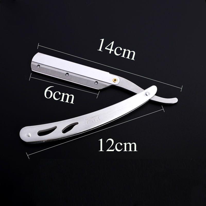Classic Manual Razor for Men's and Women's Shaving – Hairdressing and Grooming Tool with Beard Blade Head