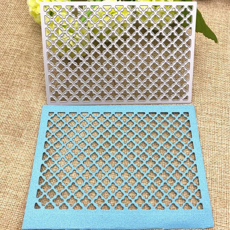 Крестовая сетка, прямоугольные штампы, металлический трафарет, сделай сам, скрапбукинг, альбом, тиснение, ремесло, высечка, рамка