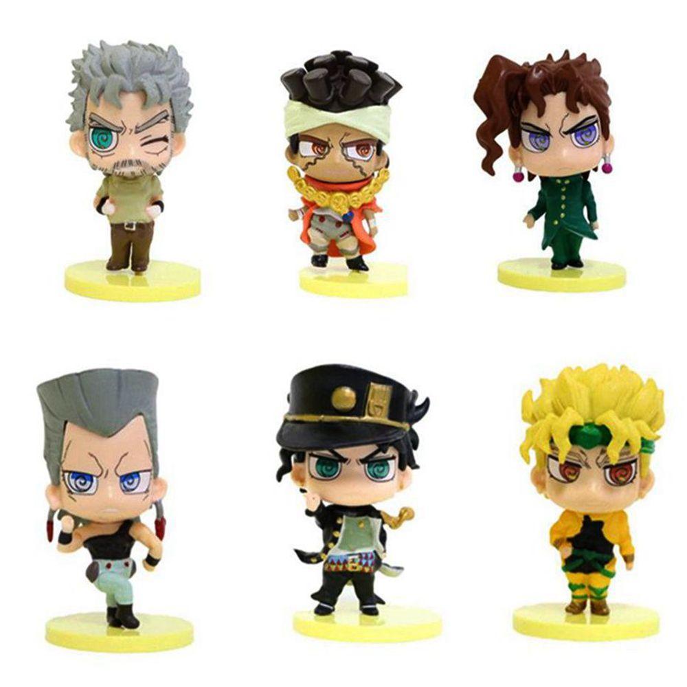 1 шт. Аниме JoJo's Bizarre Adventure Фигурки Действия Статуя Кудзё Джотаро Хигашиката Джоске Рохан ПВХ Модель Коллекция Детская Игрушка