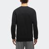 adidas Толстовка с круглым вырезом Essential Comfort, мужские топы, черный CV6227