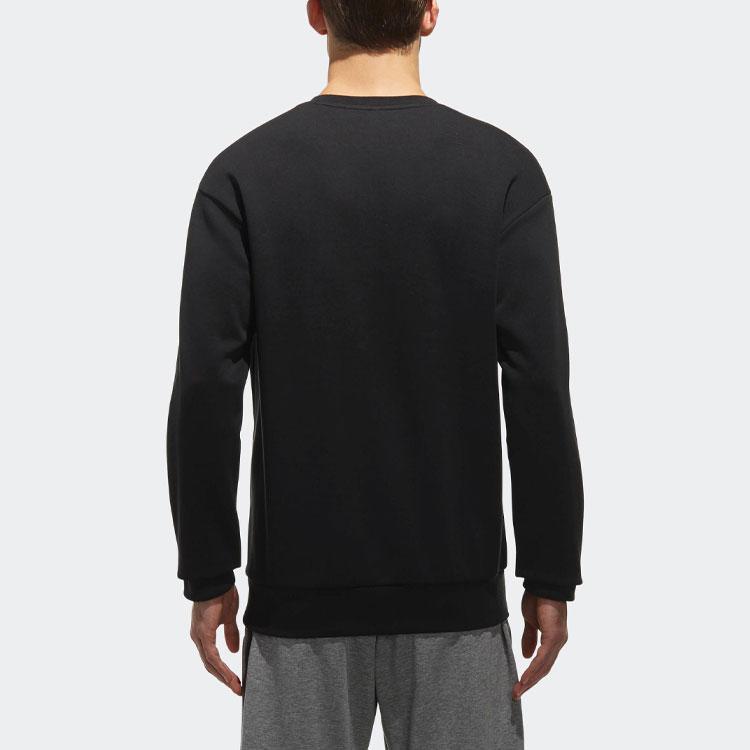 adidas Толстовка с круглым вырезом Essential Comfort, мужские топы, черный CV6227
