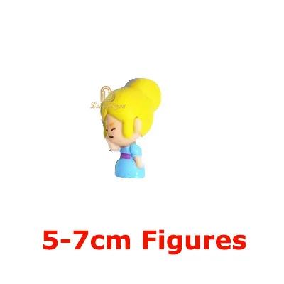24pcs Anime Mini Figures Accessories Charms Poco Spike Nita Cute Cartoon Heroes Model Toys Game Collectibles for Children Gift
