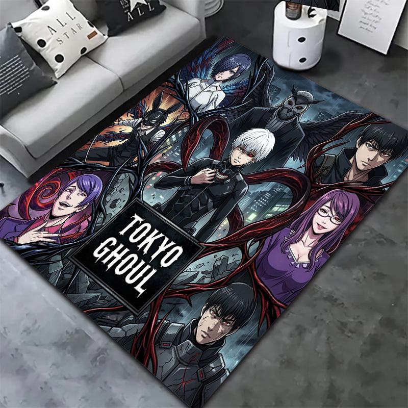 Tokyo Ghoul Carpet Rug For Living Room Bedroom Home Sofa Decoration Kids Play Nonslip Floor Mat