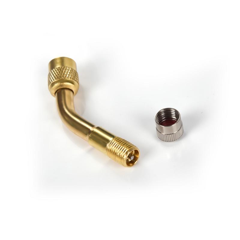 Motorcycle Corner Bend Valve Adaptor For Motorcycle Tire Valve Connectors Brass Auto Pneumatic Tire Valve Expansion Accessories