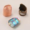Adjustable Vintage Sewing Thimble, Handmade Non-slip Embroidery Against Ring, Vintage Needle Presser Needle Hoop Finger Holder20
