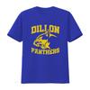 Футболка Dillon Panthers Дизайн Friday Night Lights Винтажный Стиль для Спортивных Фанатов винтажный Стиранный Универсальная уличная одежда