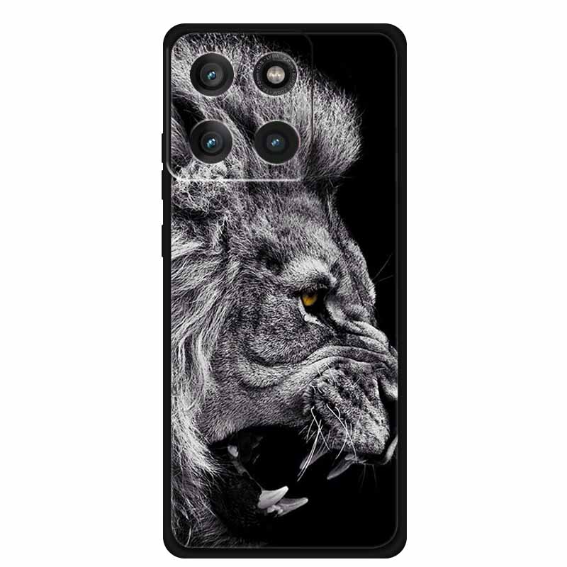 Силиконовый TPU чехол для Motorola Edge 60 Pro Защитный мягкий чехол Технологичный стиль Coque для Moto Edge60 Pro Capa Новый Ударопрочный Fundas