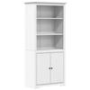 VidaXL Bibliothèque BODO blanc 80 x 40 x 172 cm bois de pin massif 355056