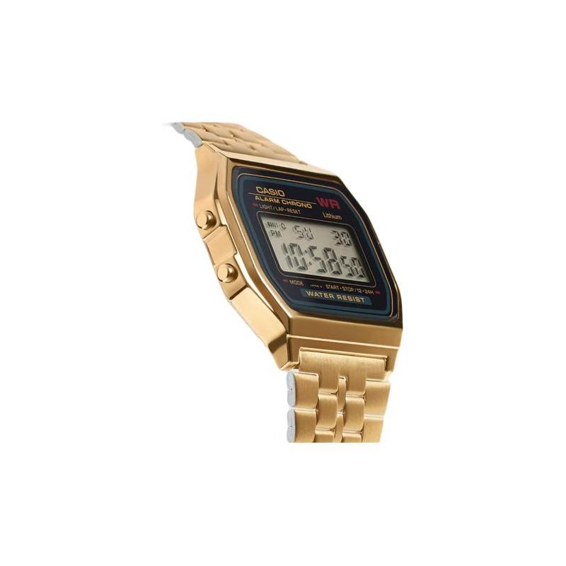 Casio Серия YOUTH - маленькие металлические квадраты, модные, ретро, трендовые, business casual, универсальные маленькие квадраты, квадратный ЖК-дисплей, A159WGEA-1DF