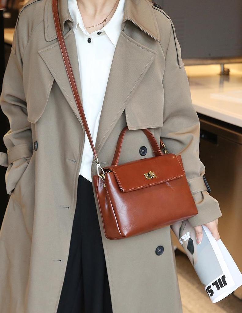 2024 Модная женская сумка-кроссбоди из коровьей кожи