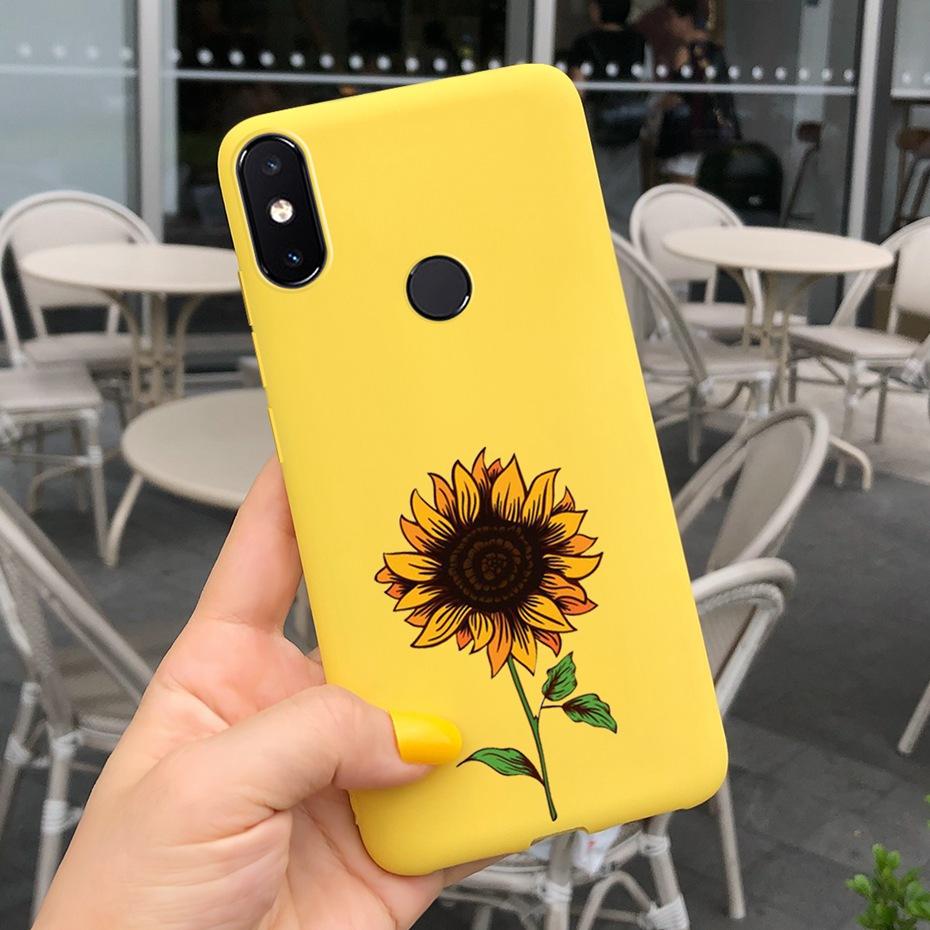 For Xiaomi Mi 8 SE Case Fashion Girl Flower Candy Color Soft Silicone Cover For Xiaomi Mi 8 Lite Phone Cases Mi8 Mi 8 SE Bumper