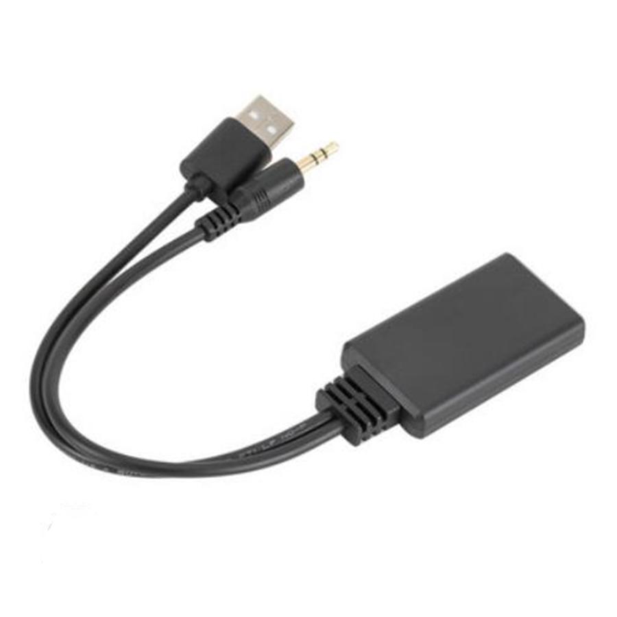 Bluetooth 5.0 Audio Receiver USB + 3.5mm Jack Stereo Adapter For Car AUX Speaker