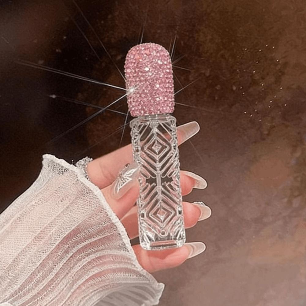 12ml Glass Perfume Atomizer Creative Rhinestone Oil Diffuser Bottle Handicraft