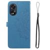 Flip case for Oppo A58 4G, Mandala, blue