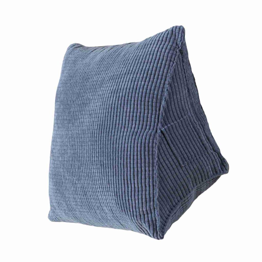 Треугольная подушка Удобная подушка для чтения с карманом на молнии Треугольный клин Валик Маленькая подушка для поддержки спины Подушка