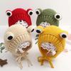 Детские шапки 1-3 года Милая рождественская шапка Модная детская шапка-лягушка Мальчик/Девочка