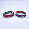 Силиконовый браслет Belguard, темно-синий x красный, обработка IFMC.