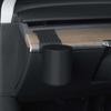 Cup Holder Mount Detachable Accessory Auto Interior Decoration for Model 3 Y Black Color