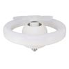Ceiling Fan Light 360 Degree Rotate Dimmable E27 Adjustable LED Lamp 5 Blade 48W with Remote Control for Garage 85‑265V