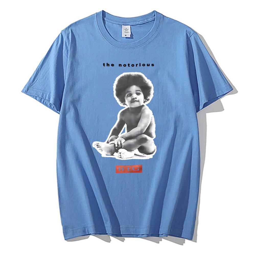 Rapper The Notorious Big Poppa Graphic T Shirt Unisexs Rap Oversized Short Sleeve Biggie Smalls Tshirts Unisex WoUnisex Hip Hop Tshirt
