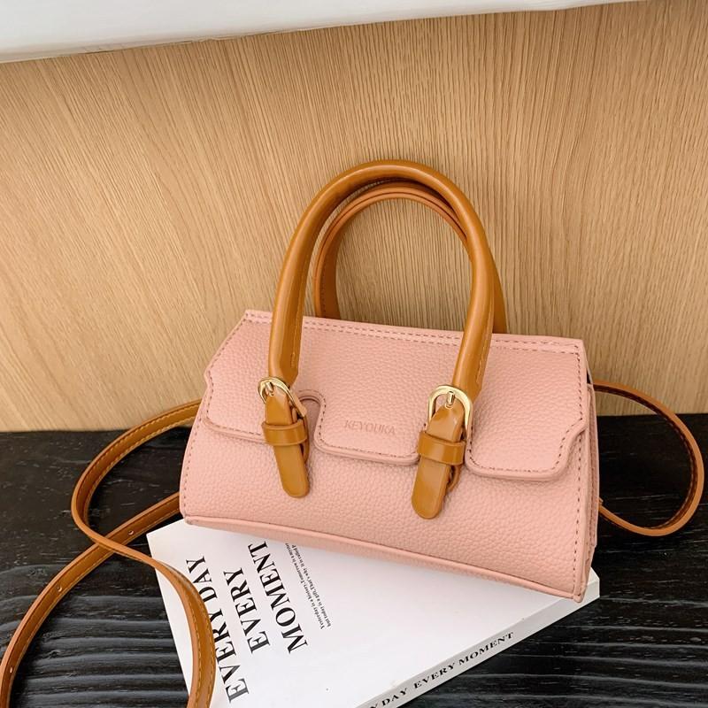 Handbag Stylish Girl Kids Mini Shoulder Bag Shopping Purse With Simple Style