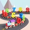 11 Sections Number Train Toy Early Educational Counting Number Train Building Blocks for Children