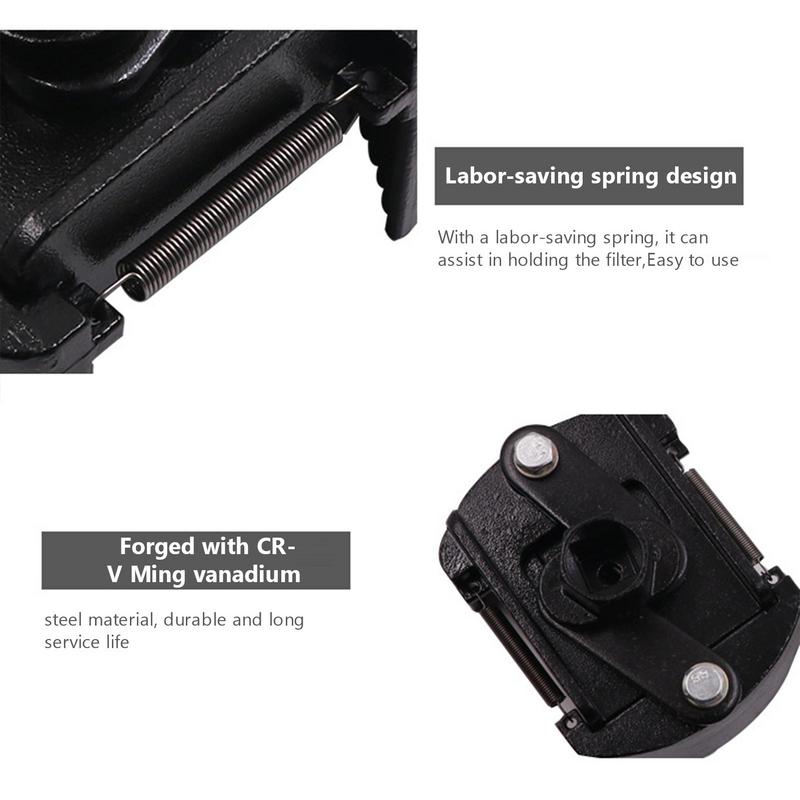 60-80 мм регулируемый инструмент для снятия масляного фильтра крышка с зигзагообразным дизайном универсальный инструмент для снятия масляного фильтра ключ для фильтра с 2 кулачками