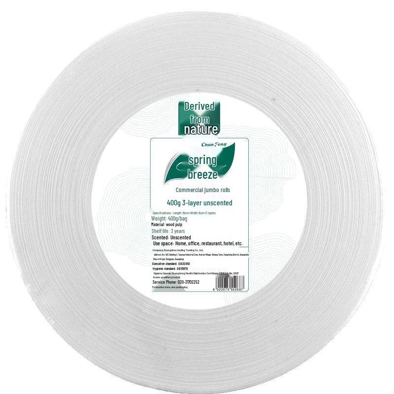 Отель Spring Breeze и Дом Большие Рулонные Бумажные Салфетки и Салфетки для Лица для Ванной, Кинотеатра и Ресторана