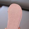 Children's Girls Comfortable Simple Solid Color Cute Bow Soft Bottom Non-Slip Design Outdoor Beach Sandals
