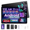 Планшет POCKAM P11 Pro на Android 16, 11 дюймов, 48 ГБ+128 ГБ, 2,4K 90 Гц, Восьмиядерный, 8800 мАч, 5G Wi-Fi, Наушники, Планшет с клавиатурой, Стилус, Мышь