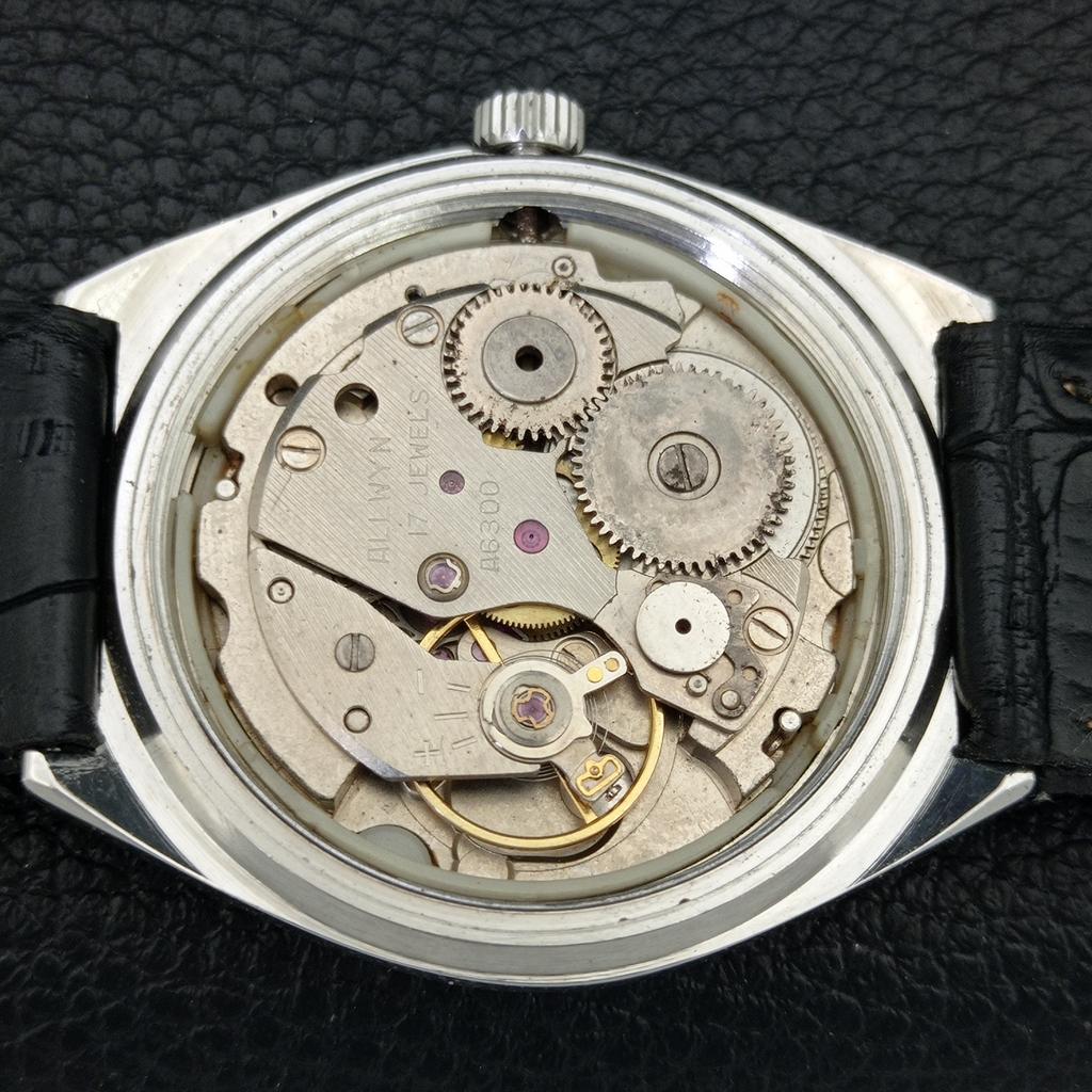 ALLWYN 6300A РУЧНОЙ ЗАВОД ИНДИЯ МУЖСКИЕ ВИНТАЖНЫЕ ЧАСЫ С СЕРЕБРЯНЫМ ЦИФЕРБЛАТОМ a706034-1