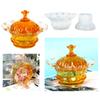 Silicone Mold Crown Storage Box Epoxy Mold Jewelry Storage Resin Mold Manual DIY Mold