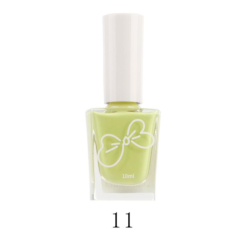 Oil-based Nail Polish No Bake Fast Drying Non-peelable Non-slip Safe Odorless Nude Color Nail Salon Nail Polish