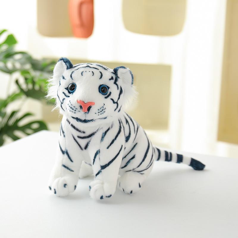 Милая имитация желтого тигра кукла плюшевая игрушка сибирский тигр кукла детская компания успокаивающая кукла