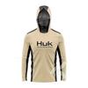 HUK Fishing Shirts Long Sleeve Hooded Face Cover Jersey Lightweight Sun Protection Anglers