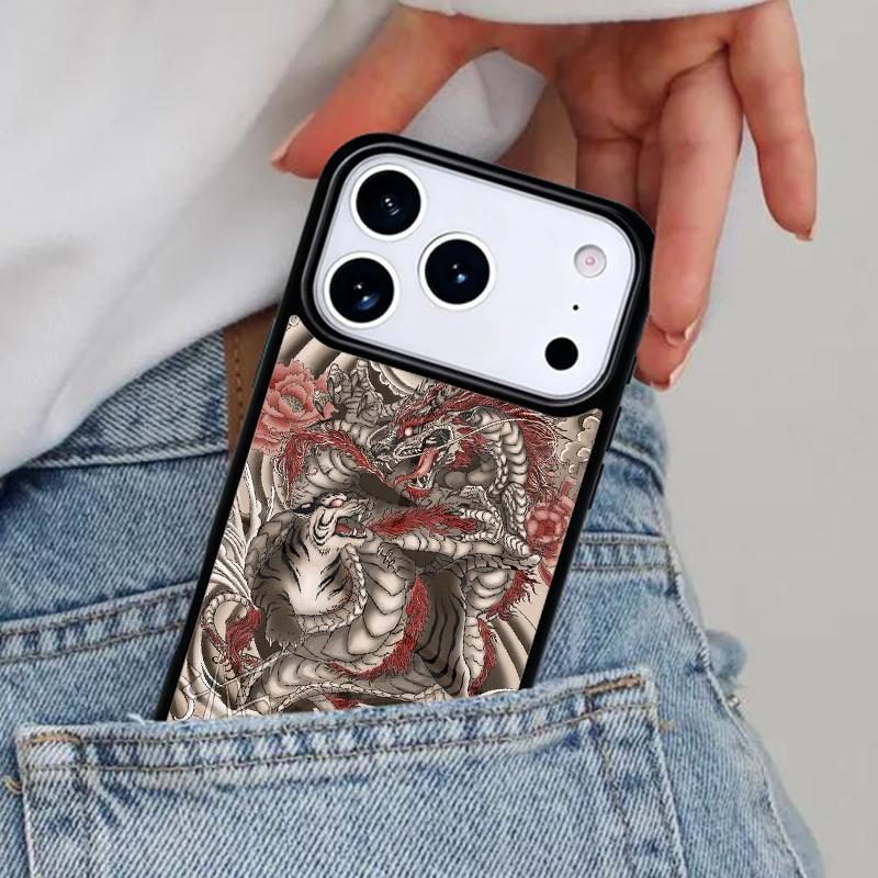 Легендарный Чехол для Телефона с Китайским Драконом для iPhone 17ProMax 12 13 14 15 16e 17 Pro Max Plus Air Cover