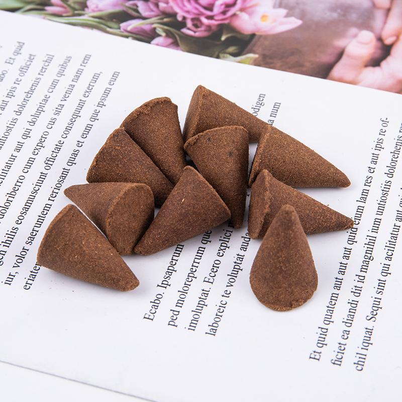 10 шт./компл., благовония с белым шалфеем, шишки, дымный очищающий аромат, успокаивают нервы