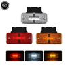 24V Marker Lights For Trucks LED Trailer Clearance Lights Red White Amber Lorry Van Side Marker Light