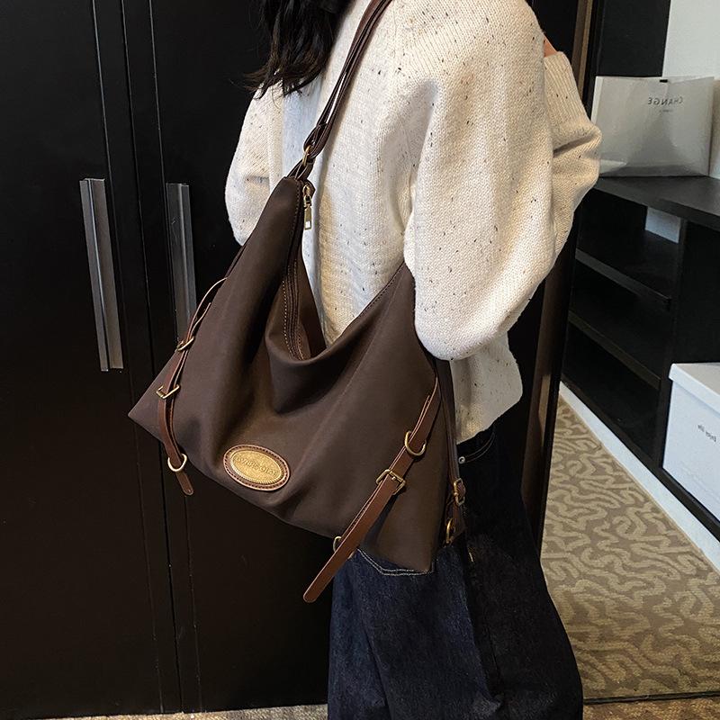 Корейская версия многофункционального рюкзака для поездок на работу, новый осенне-зимний ленивый стиль, большая вместимость, сумка-тоут, сумка через плечо на одном плече