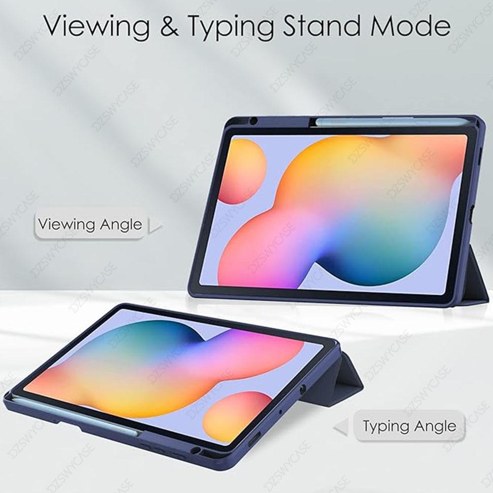 Case for Samsung Galaxy Tab S6 Lite 10.4 Inch //, with Pencil Holder, Support Auto Sleep/Wake Cover