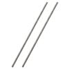 2PCS 304 Stainless Steel Long Threaded Screw 0.8mm Thread Pitch Rods Bar Studs Hangers