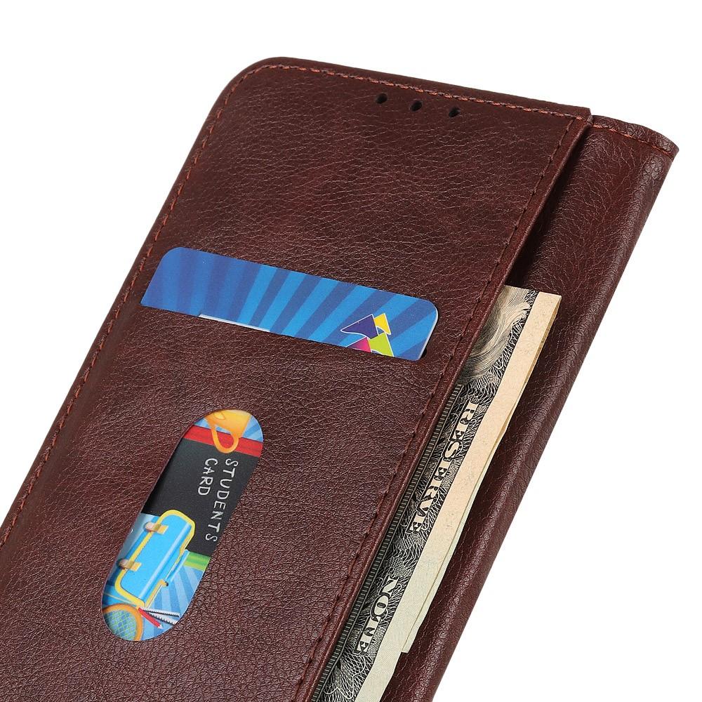 Wallet Case for Edge 70 Fusion+ 5G - Leather/PU, Brown