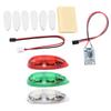 Bright Drone Lights 3pcs Set Wireless LED Flash Light with 3 Modes Visible in 500 Meters Range for RC Aircraft