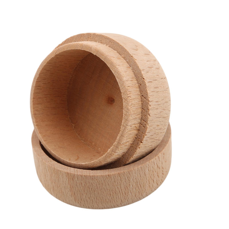 1 шт. Винтажная круглая деревянная шкатулка для хранения ювелирных изделий, контейнер для колец, серег, ожерелий, браслетов