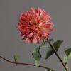 2 Heads Simulation Dahlia Flowers 80cm Silk Fake Flowers  Garden Decor